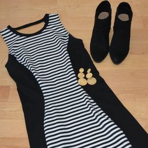 Jack BB Dakota stripe "Bodycon" Dress, Size S